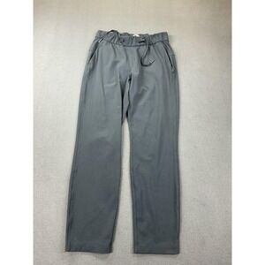 Lululemon Track Pants Womens 4 Gray‎ Drawstring Elastic Waist Pockets Stretch